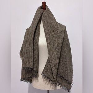 Lightweight Neutral Brown Blanket Scarf